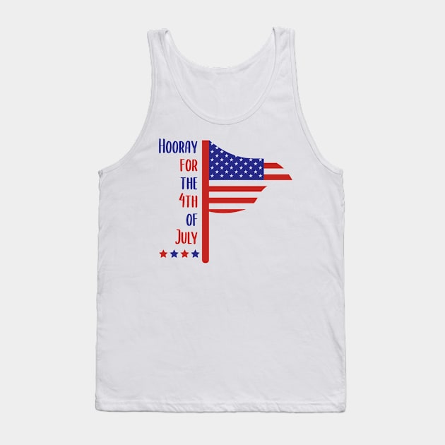 July 4th America Tank Top by Saldi